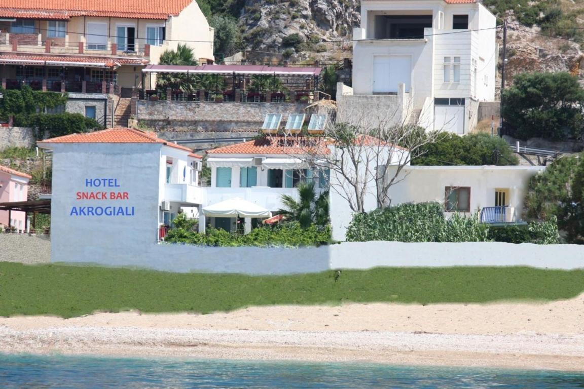 Akrogiali Hotel Plomari Eksteriør bilde